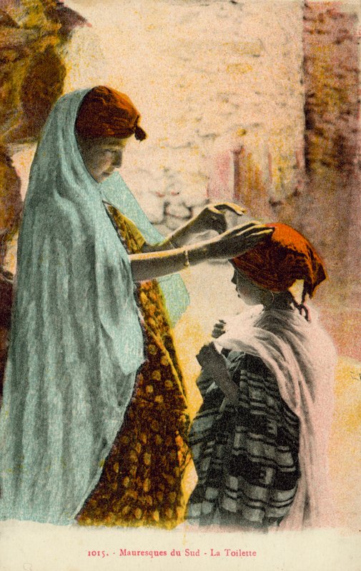 Muslimische Frau und Kind von French Photographer