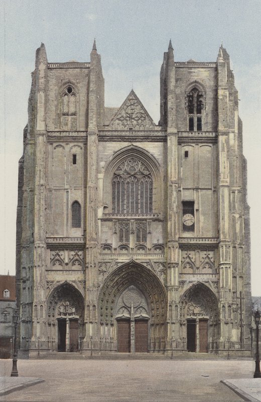 Nantes, Kathedrale, Fassade O von French Photographer