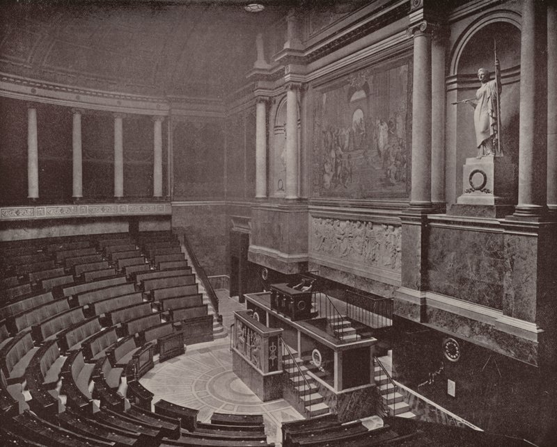 Paris: Sitzungssaal der Abgeordnetenkammer von French Photographer