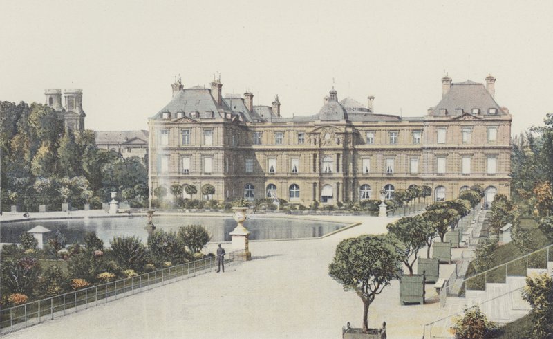 Paris, Palais du Luxembourg, Fassade zu den Gärten von French Photographer