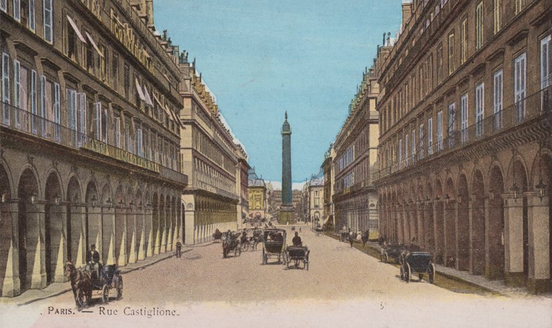 Paris, Rue Castiglione von French Photographer