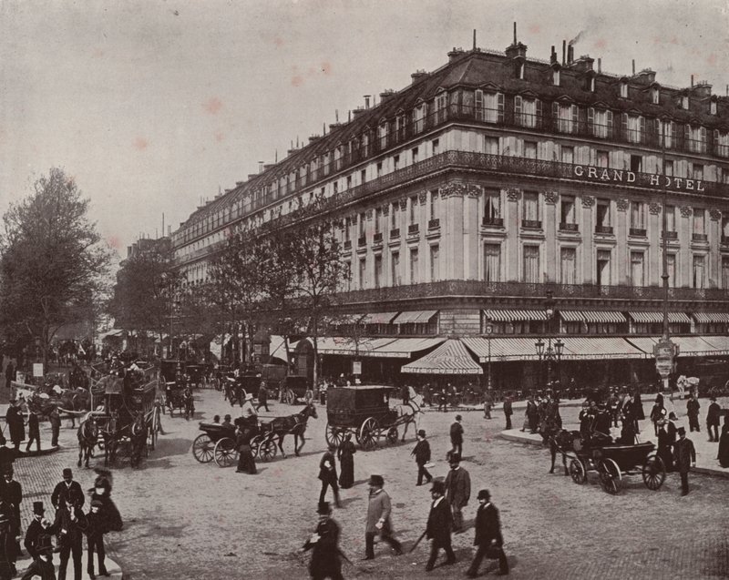 Paris: Das Grand Hotel und Café de la Paix von French Photographer