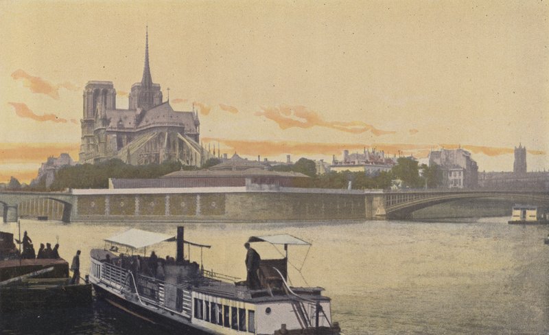 Paris, Blick auf die Spitze der Île de la Cité von French Photographer