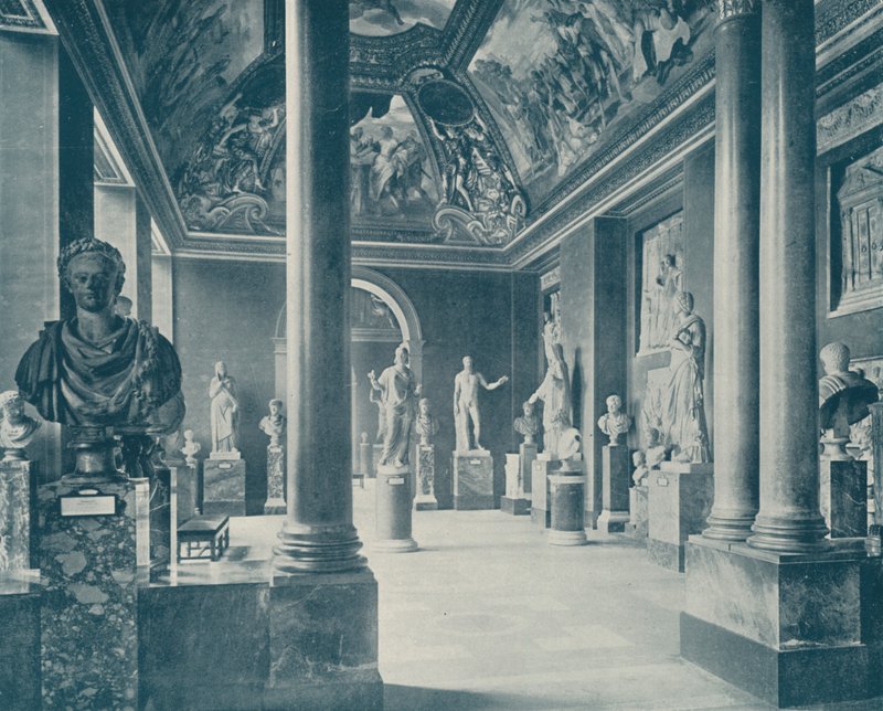 Raum der Jahreszeiten, Louvre-Museum von French Photographer
