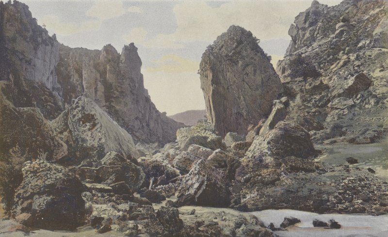 Saint-Georges-de-Lévéjac, Chaos du Pas de Soucy am Tarn, Blick flussabwärts von French Photographer