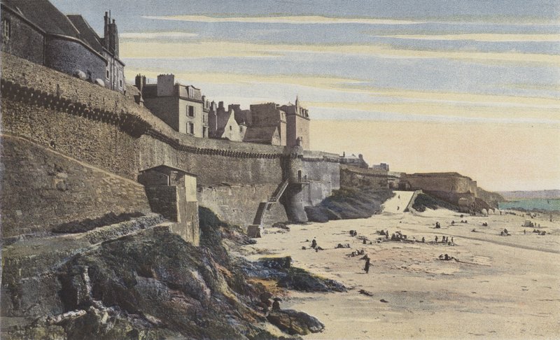 Saint-Malo, Die westlichen Befestigungen (13. Jahrhundert) von French Photographer