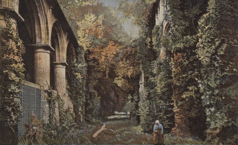 Valmont, Ruinen der alten Abtei von French Photographer