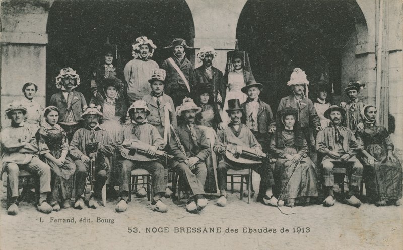 Hochzeit von Bressan Ebaudes im Jahr 1913 von French Photographer