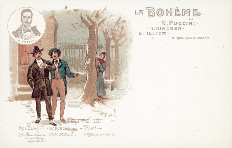 Akt Drei, La Bohème von French School
