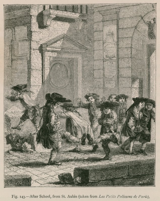 Nach der Schule (aus Les Petits Polissons de Paris, von St. Aubin) von French School