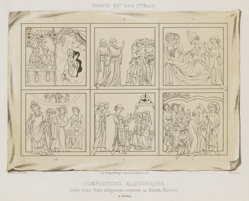 Allegorische Kompositionen von French School
