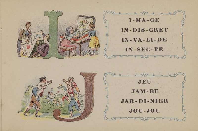 Alphabet De La Phosphatine Falieres (Farblithografie) von French School