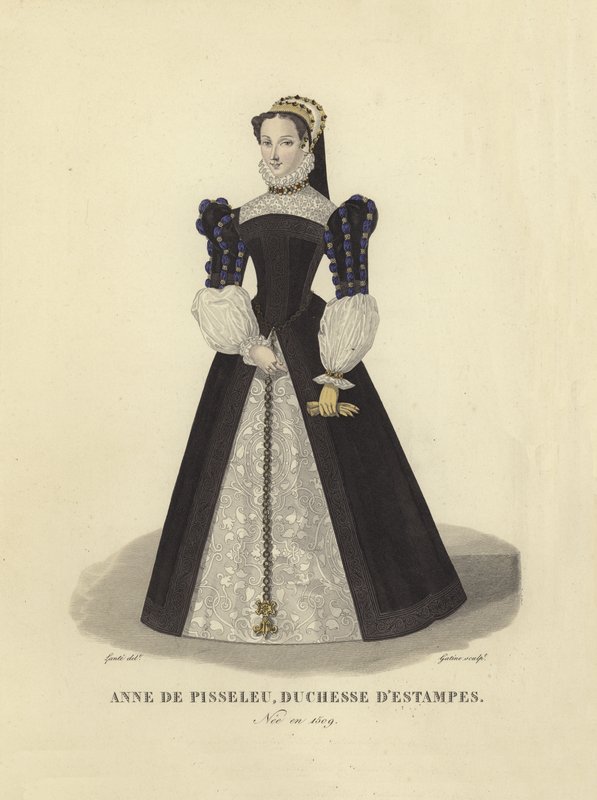 Anne de Pisseleu, Herzogin von Étampes von French School