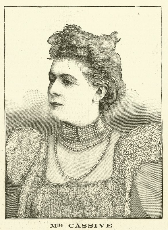 Armande Cassive, französische Schauspielerin von French School
