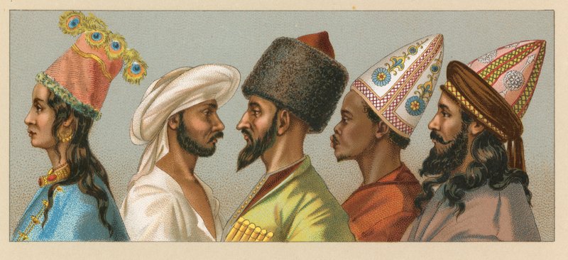 Asiatische Tracht von French School