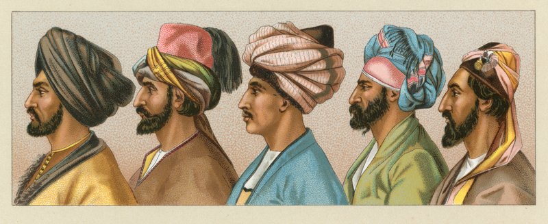 Asiatische Tracht von French School