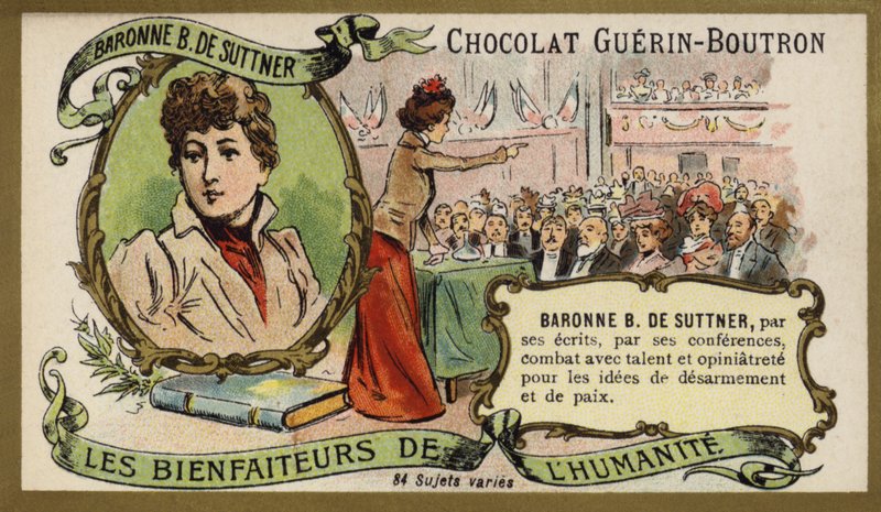 Baroness Bertha von Suttner, österreichische Schriftstellerin und Pazifistin von French School
