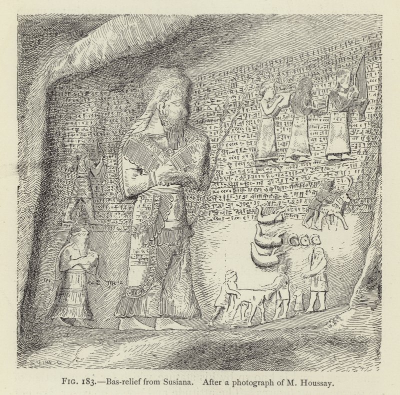 Basrelief aus Susiana von French School