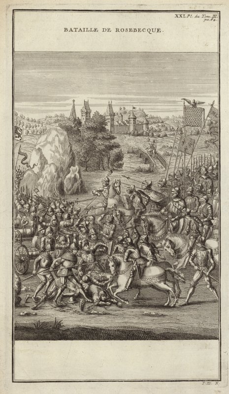 Schlacht von Rosebecque von French School