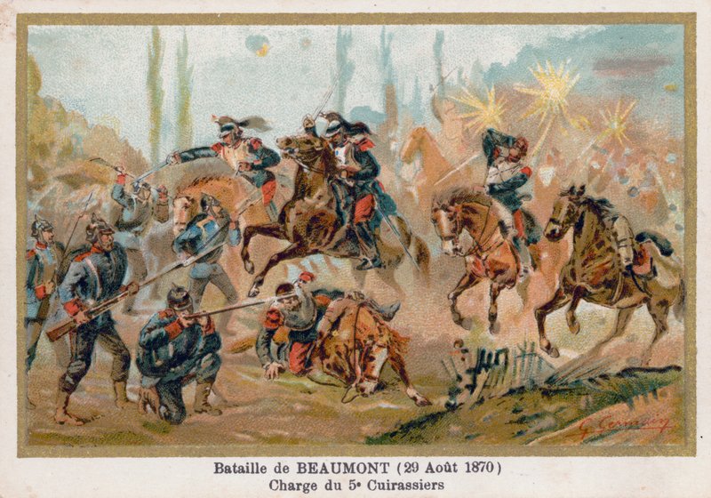 Schlacht von Beaumont von French School