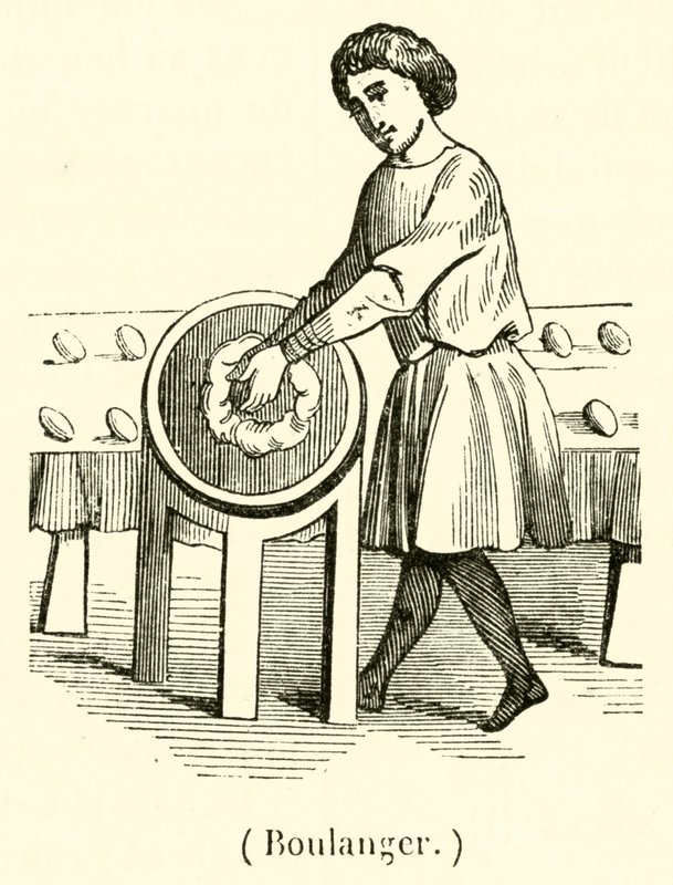 Bäcker (Gravur) von French School