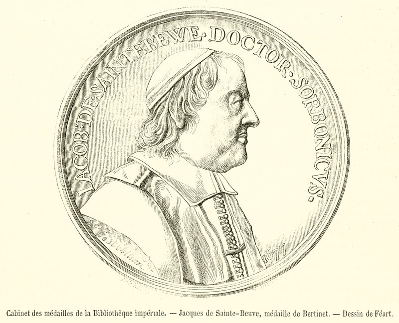 Münzkabinett der Kaiserlichen Bibliothek, Jacques de Sainte-Beuve, Medaille von Bertinet (Gravur) von French School