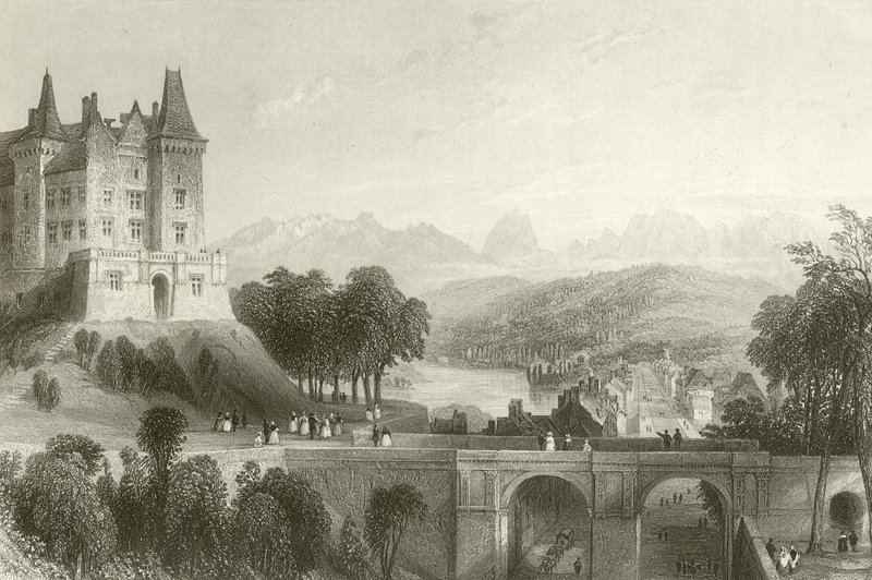 Schloss Pau, Geburtsort von König Heinrich IV. von French School