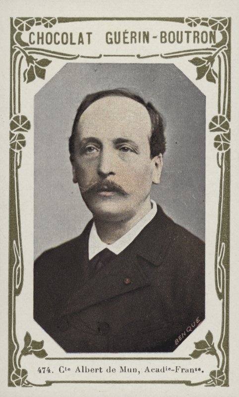 Graf Albert de Mun, Akademie-Francaise von French School