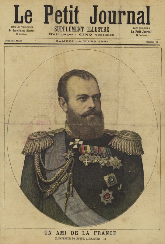 Titelblatt von Le Petit Journal, 14. März 1891 von French School