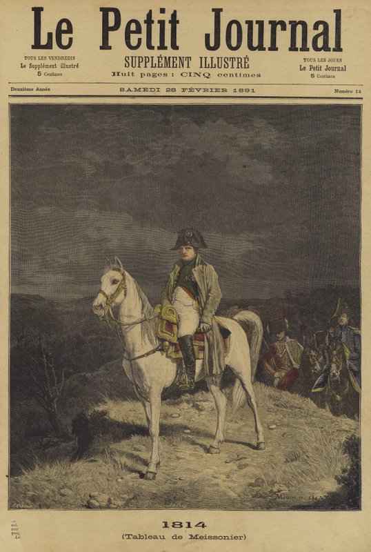 Titelblatt von Le Petit Journal, 28. Februar 1891 von French School