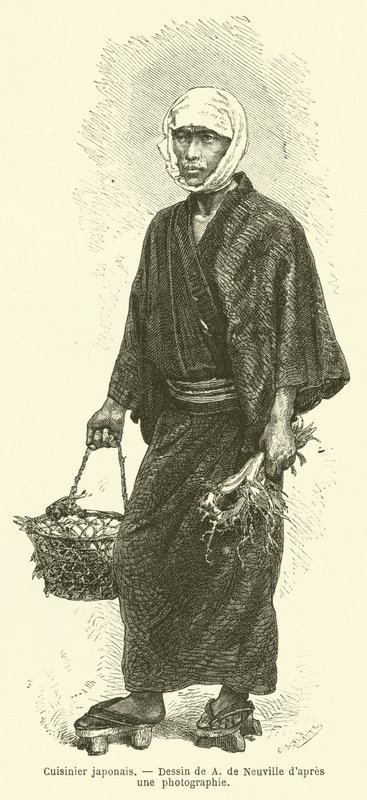 Japanischer Koch von French School