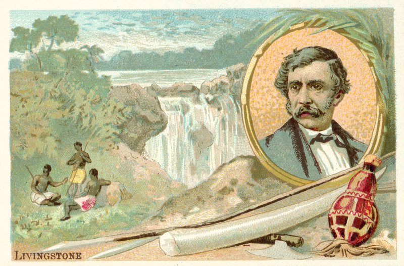 David Livingstone, schottischer Missionar und Entdecker von French School