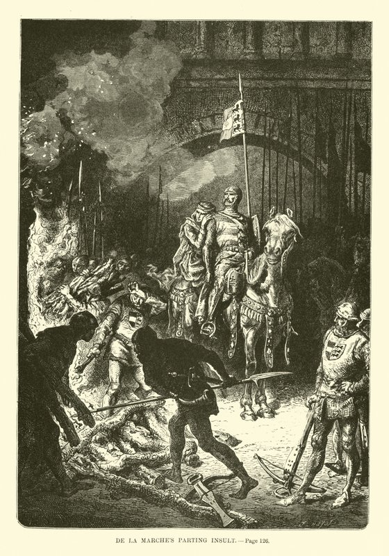 De la Marches Abschiedsbeleidigung von French School