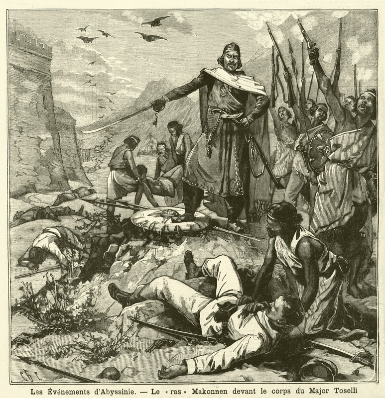 Niederlage der Italiener in der Schlacht von Amba Alagi, Erster Italienisch-Äthiopischer Krieg von French School