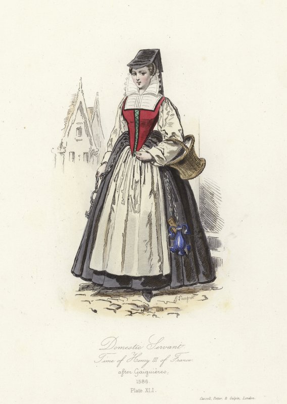 Hausangestellte der Zeit von Heinrich III. von Frankreich von French School
