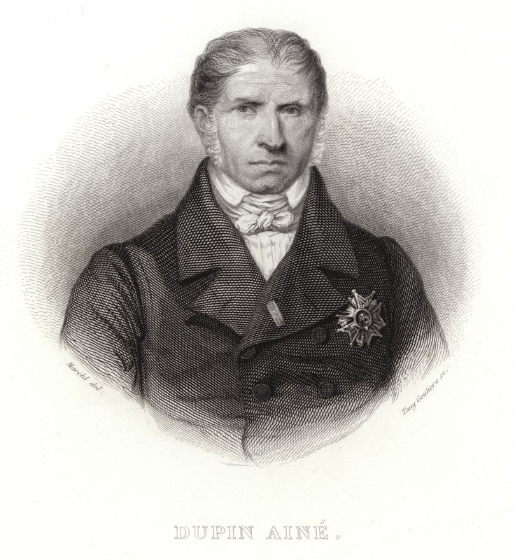 Dupin Aîné - Französischer Politiker und Präsident der Abgeordnetenkammer (1783-1865) von French School