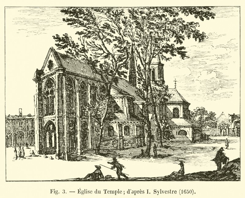 Kirche des Tempels, nach I. Sylvestre, 1650 von French School