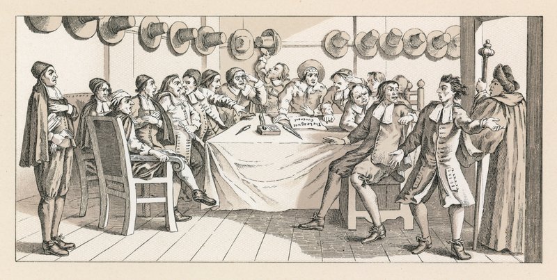 Englische Tracht von French School