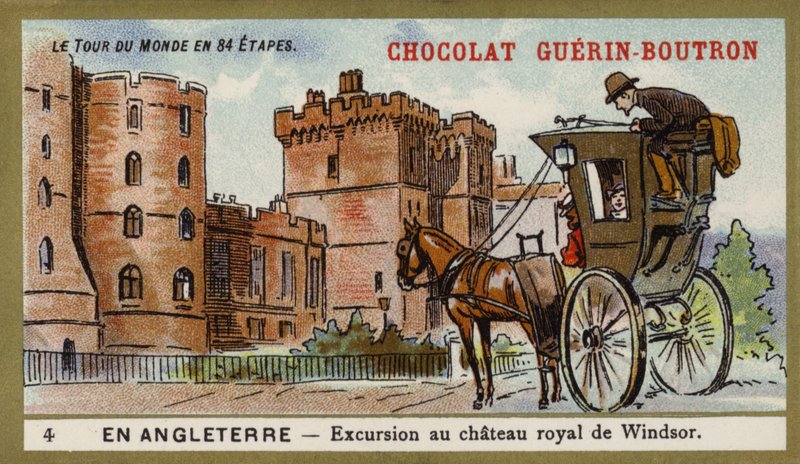 Ausflug zum königlichen Schloss Windsor, England von French School