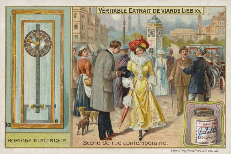 Französischer Fleischextrakt (Bouillon), Typische Straßenszene von French School
