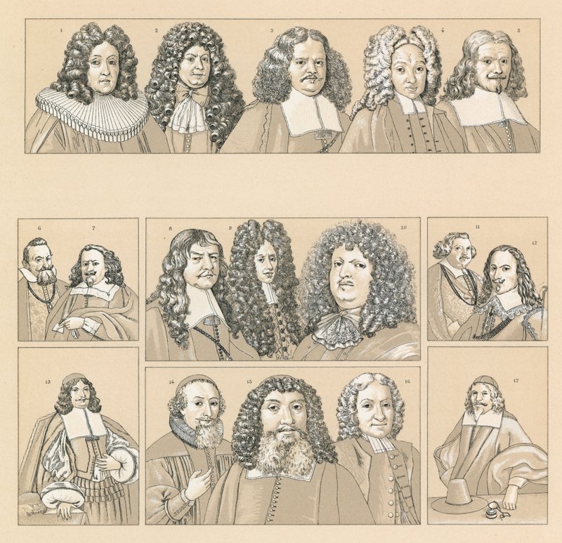 Deutschland XVII-XVIII. Jahrhundert Kostüm von French School