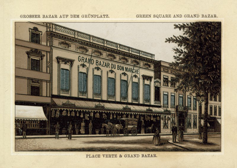 Grand Bazar du Grand Marché, Place Verte, Antwerpen von French School