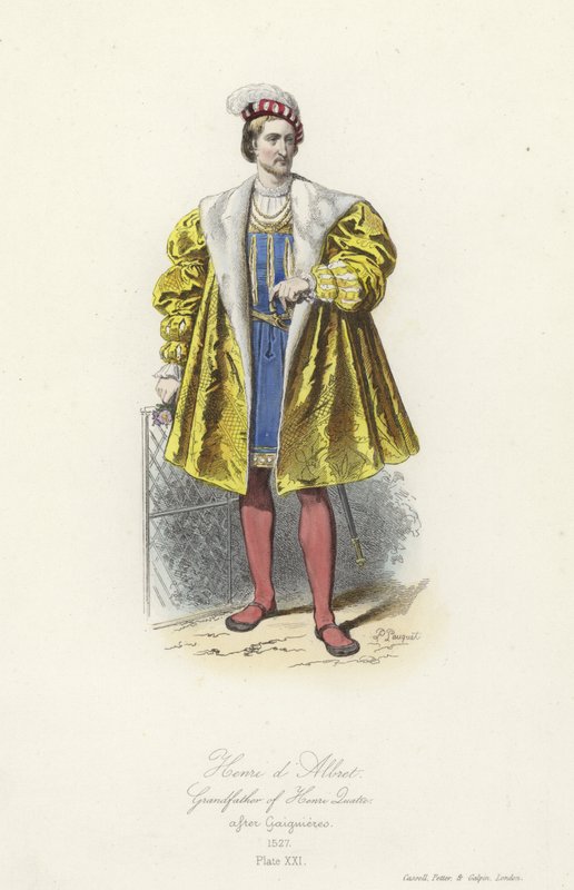 Heinrich II. von Navarra, Großvater von Heinrich IV. von Frankreich von French School