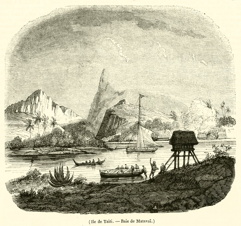 Insel Tahiti, Matavai-Bucht von French School