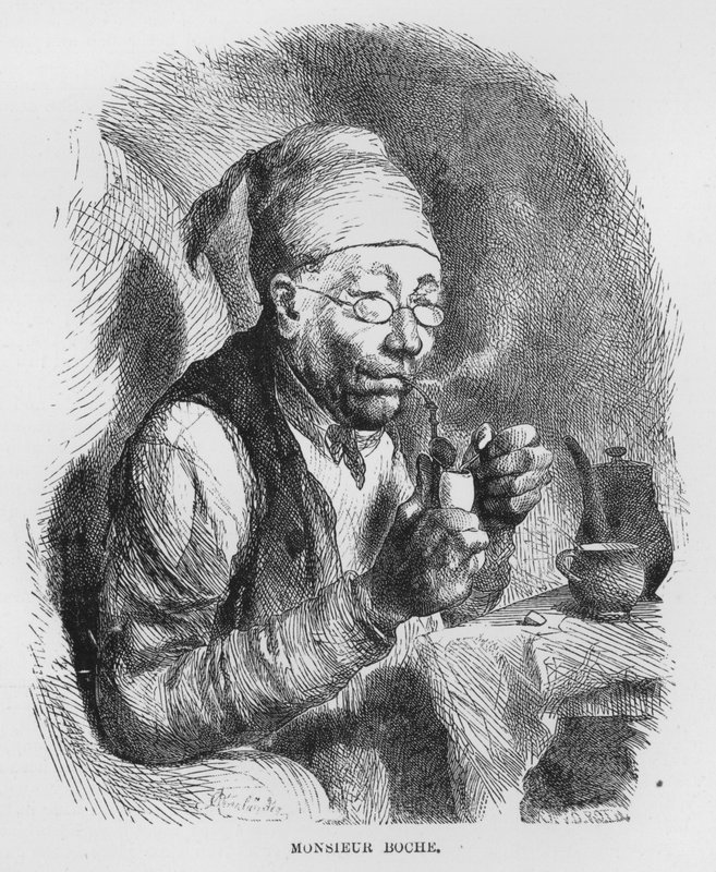 Illustration für Der Totschläger, ein realistischer Roman von Emile Zola (Gravur) von French School