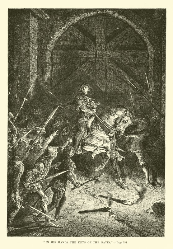In seinen Händen die Schlüssel der Tore von French School