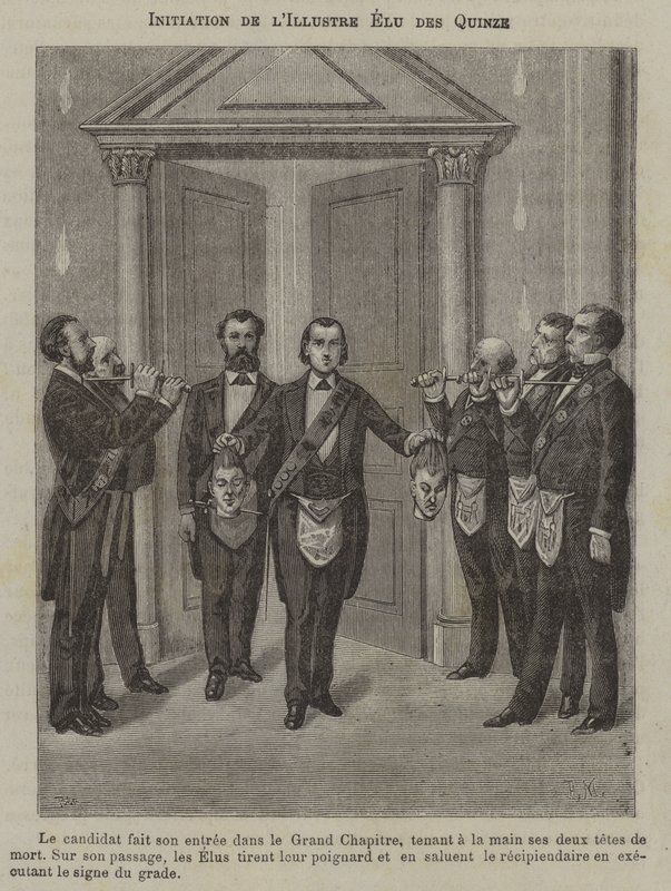 Einweihung eines Auserwählten der Fünfzehn von French School