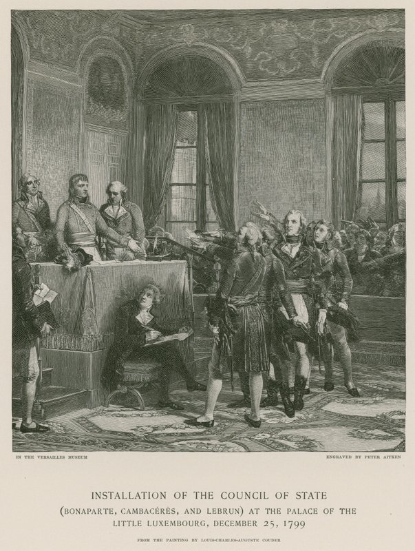 Installation des Staatsrates von French School