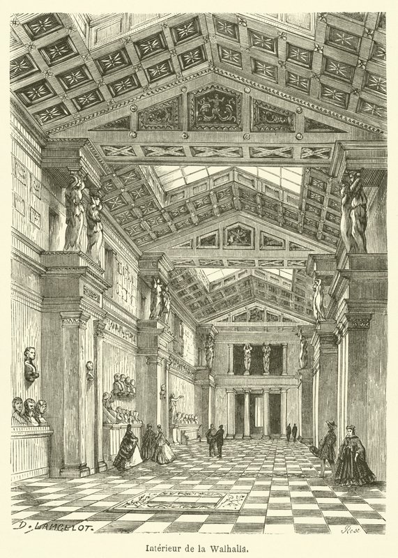 Innenraum der Walhalla von French School