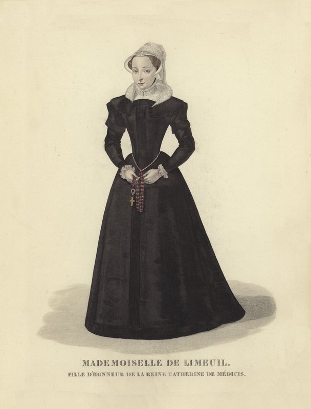Isabelle de Limeuil, Hofdame von Catherine de Medici, Ehefrau von König Heinrich II. von Frankreich von French School